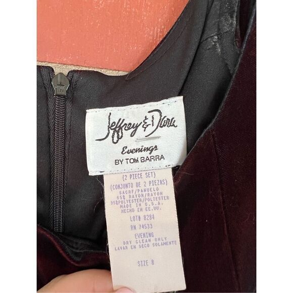 Vintage velvet dress - Picture 6 of 10